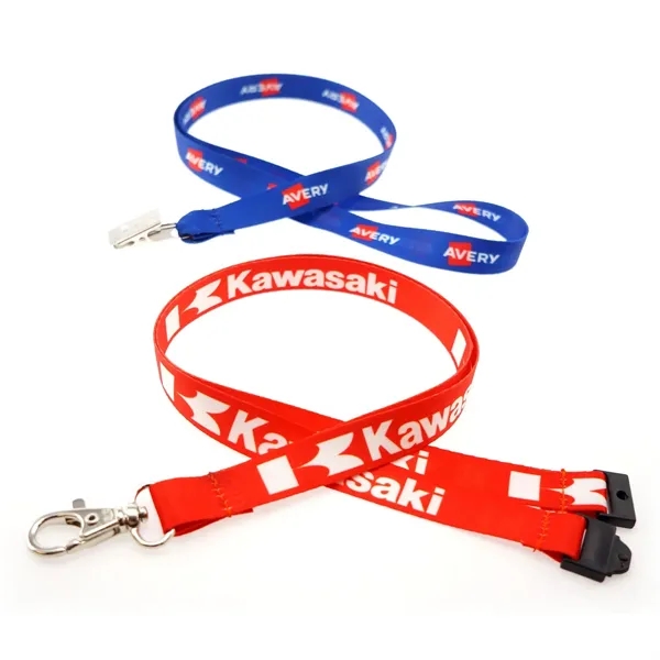 35" long polyester lanyard with your choice of hardware and digitally... from ASI 30250 AZX Sport USA