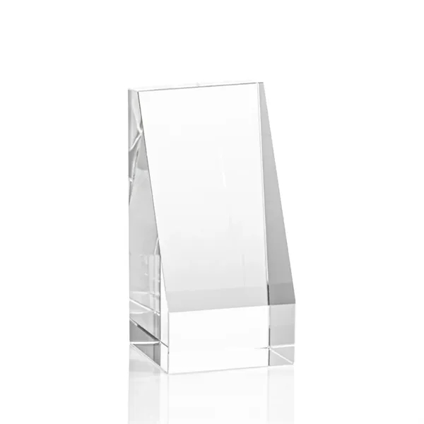 Tall thick optical crystal award with VividPrint™... from ASI 84592 St Regis Group / St Regis