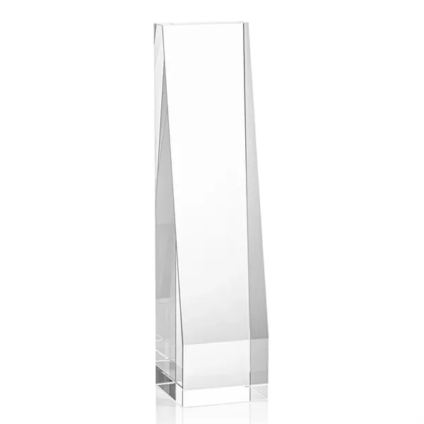 Tall thick optical crystal award with VividPrint™... from ASI 84592 St Regis Group / St Regis