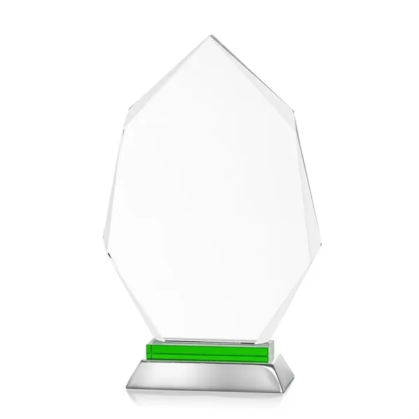 Unique optical award with green optical and aluminum base.... from ASI 84592 St Regis Group / St Regis