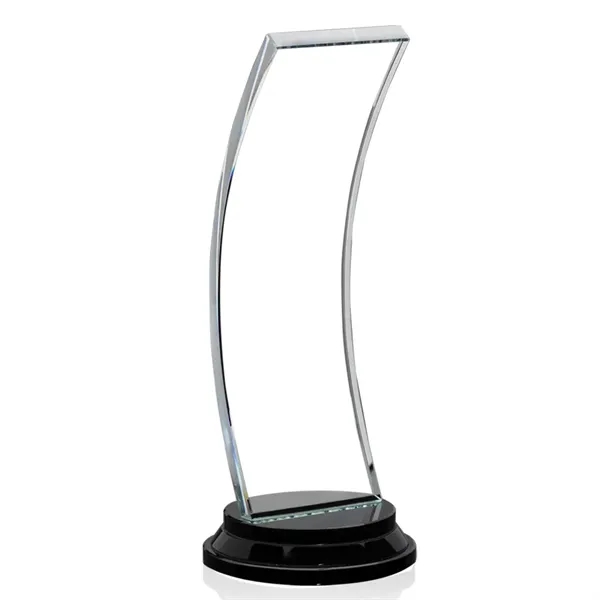 The Beckham award manipulates the ordinary starfire glass panel by curving... from ASI 84592 St Regis Group / St Regis