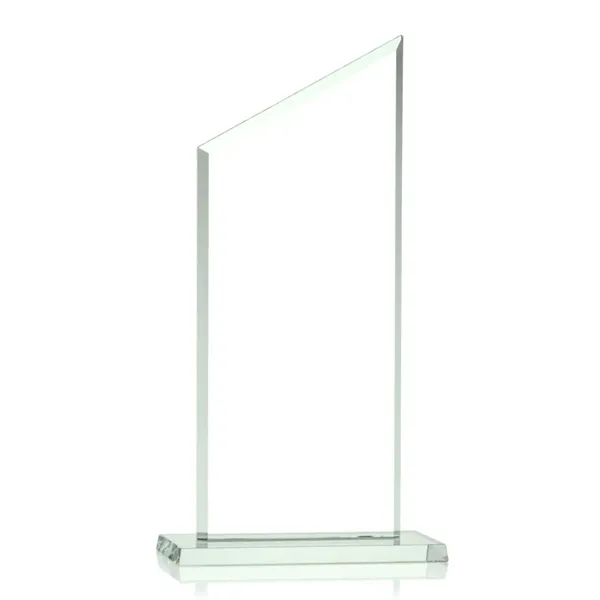 The Conacher is a slant-topped 3/8" Jade Crystal upright with simple... from ASI 84592 St Regis Group / Prestige Glass