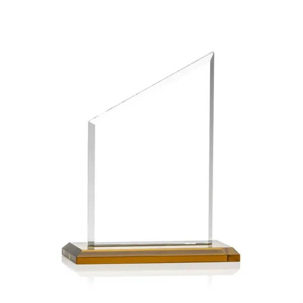 Conacher VividPrint™ Award is a slant-topped 3/8" Starfire Crystal upright with... from ASI 84592 St Regis Group / Prestige Glass