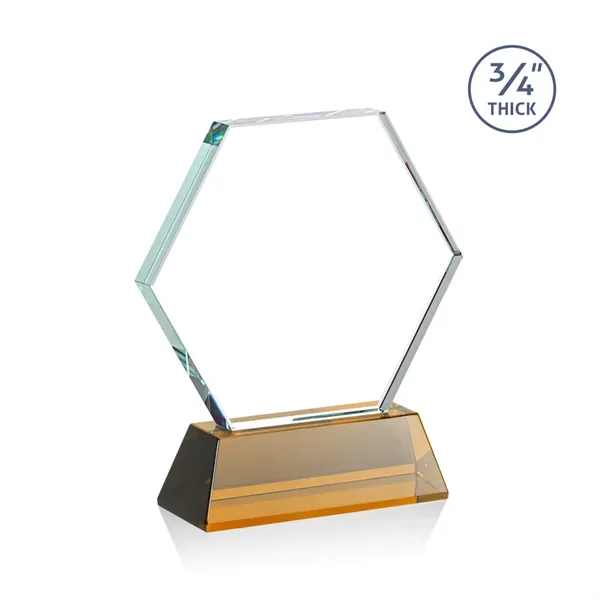 The Pickering Starfire Crystal Award features a brilliant 0.75” thick hexagon... from ASI 84592 St Regis Group / St Regis
