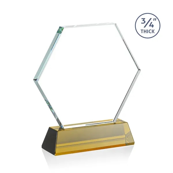 The Pickering Starfire Crystal Award features a brilliant 0.75” thick hexagon... from ASI 84592 St Regis Group / St Regis