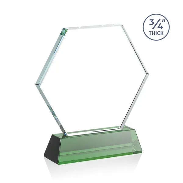 The Pickering Starfire Crystal Award features a brilliant 0.75” thick hexagon... from ASI 84592 St Regis Group / St Regis