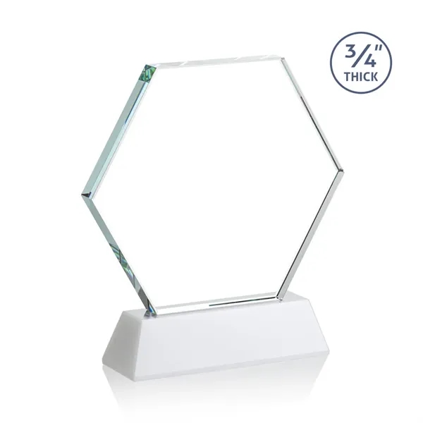 The Pickering Starfire Crystal Award features a brilliant 0.75” thick hexagon... from ASI 84592 St Regis Group / St Regis