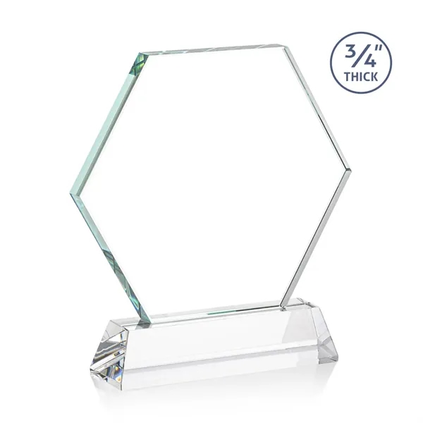 The Pickering Starfire Crystal Award features a brilliant 0.75” thick hexagon... from ASI 84592 St Regis Group / St Regis