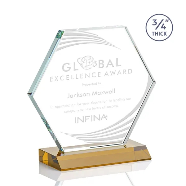 The Pickering Starfire Crystal Award features a brilliant  0.75” thick... from ASI 84592 St Regis Group / St Regis