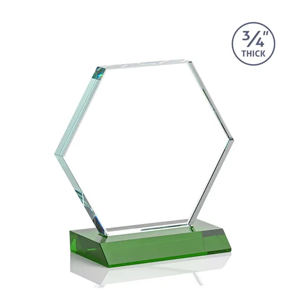 The Pickering Starfire Crystal Award features a brilliant 0.75” thick hexagon... from ASI 84592 St Regis Group / St Regis