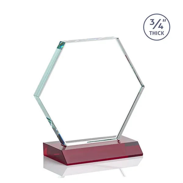 The Pickering Starfire Crystal Award features a brilliant 0.75” thick hexagon... from ASI 84592 St Regis Group / St Regis