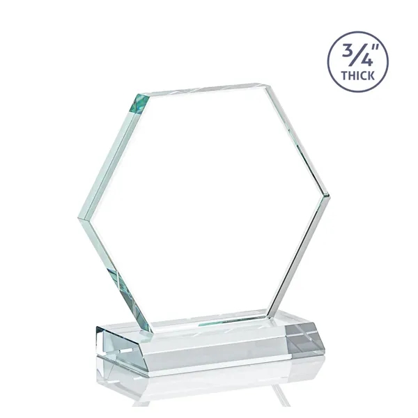 The Pickering Starfire Crystal Award features a brilliant 0.75” thick hexagon... from ASI 84592 St Regis Group / St Regis