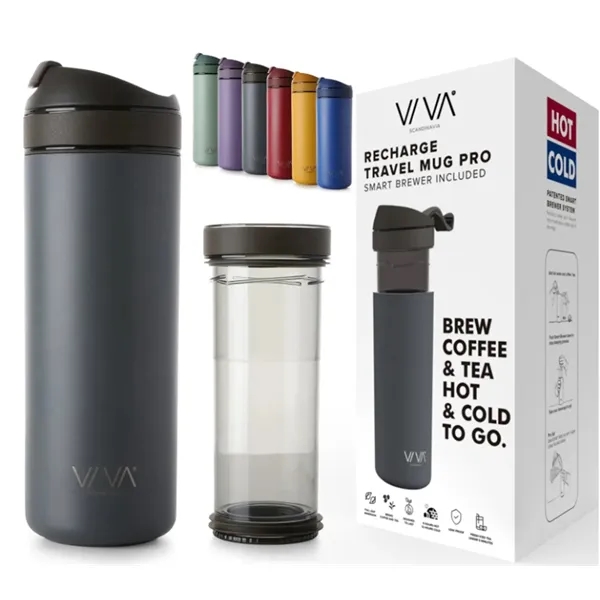 Travel Mug Reinvented Patented,Steep Control,Leak-Proof,Makes Tea or Coffee Hot or Iced... from ASI 72657 Active Life Promo / Apres Ski Active Life