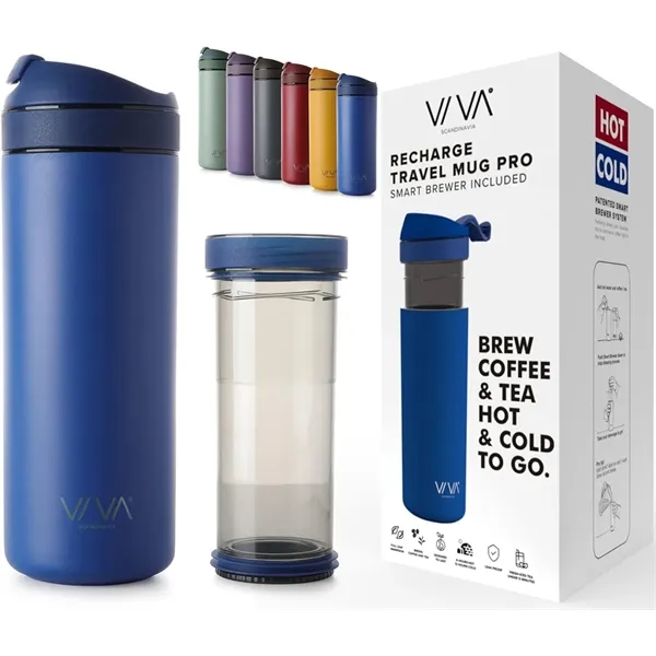 Travel Mug Reinvented Patented,Steep Control,Leak-Proof,Makes Tea or Coffee Hot or Iced... from ASI 72657 Active Life Promo / Apres Ski Active Life