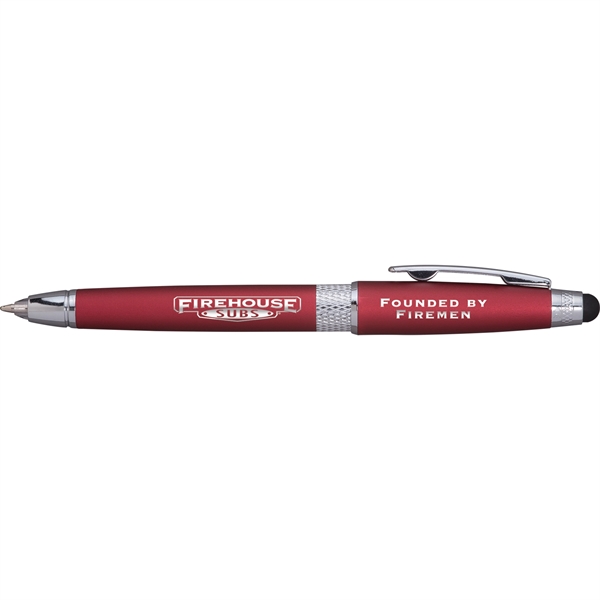 The look of high-end Guilloche engraved pens at a promo pen... from ASI 61966 HPG / Hub Pen