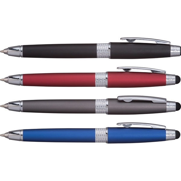 The look of high-end Guilloche engraved pens at a promo pen... from ASI 61966 HPG / Hub Pen