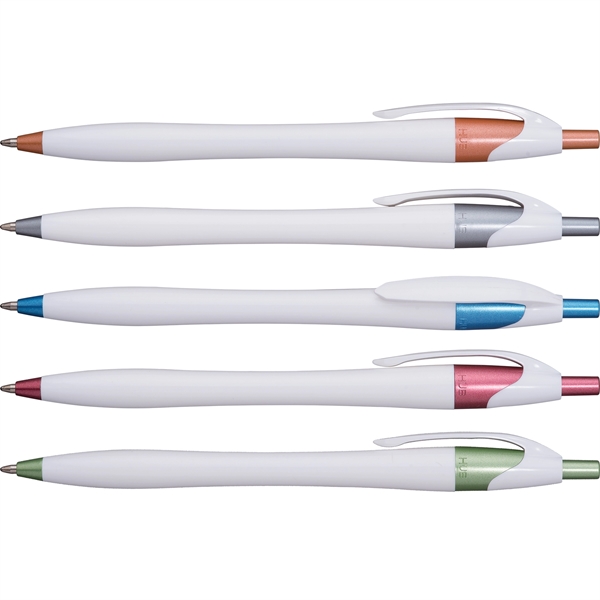 This Javalina ballpoint pen upgrade features shimmering metallic trim in high... from ASI 61966 HPG / Hub Pen
