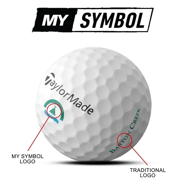 TaylorMade TP5X MySymbol golf balls, box contains 12 white balls and... from ASI 38120 Ball Pro / Diversified Quality Kitchenware