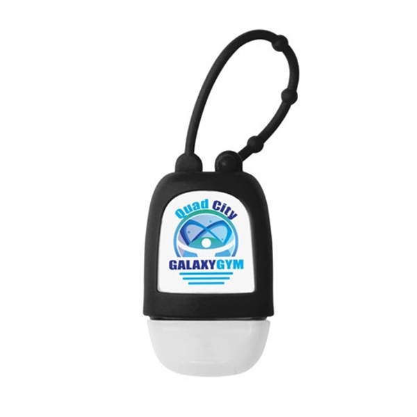 1 oz. hand sanitizer gel in a silicone case with strap;... from ASI 44900 NC Custom (CI/Lanco) / Lanco