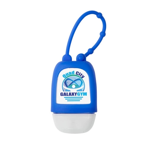 1 oz. hand sanitizer gel in a silicone case with strap;... from ASI 44900 NC Custom (CI/Lanco) / Lanco