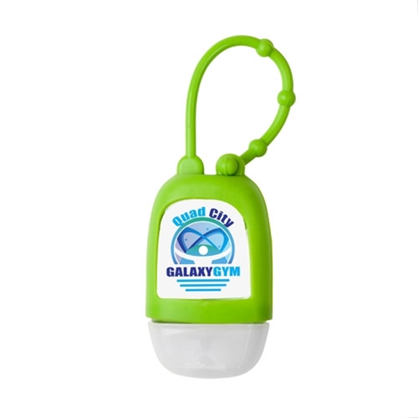 1 oz. hand sanitizer gel in a silicone case with strap;... from ASI 44900 NC Custom (CI/Lanco) / Lanco