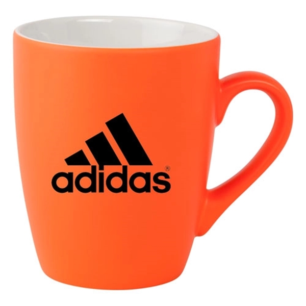 12 oz. ceramic mug, available in 4 unique soft touch neon... from ASI 44900 NC Custom (CI/Lanco) / Lanco
