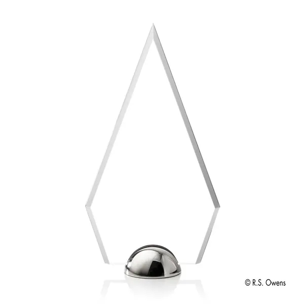 The beveled arrowhead shape of the Apex Hemisphere Award is combined... from ASI 84592 St Regis Group / R S Owens & Co Inc