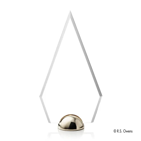The beveled arrowhead shape of the Apex Hemisphere Award is combined... from ASI 84592 St Regis Group / R S Owens & Co Inc