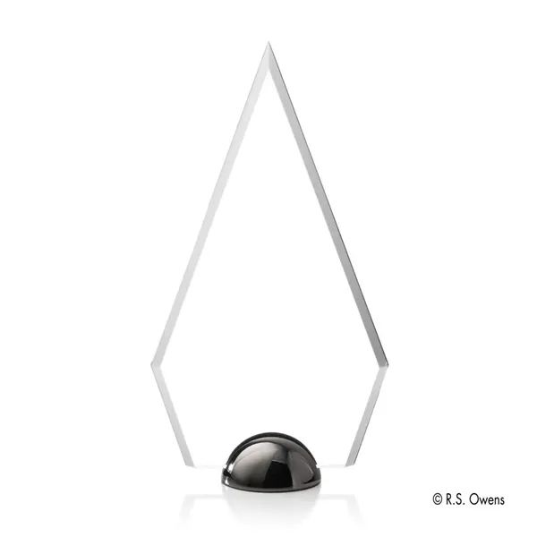 The beveled arrowhead shape of the Apex Hemisphere Award is combined... from ASI 84592 St Regis Group / R S Owens & Co Inc