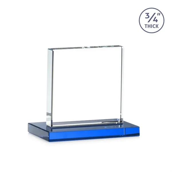 A solid pane of thick 0.75” Starfire Crystal is mounted on... from ASI 84592 St Regis Group / St Regis