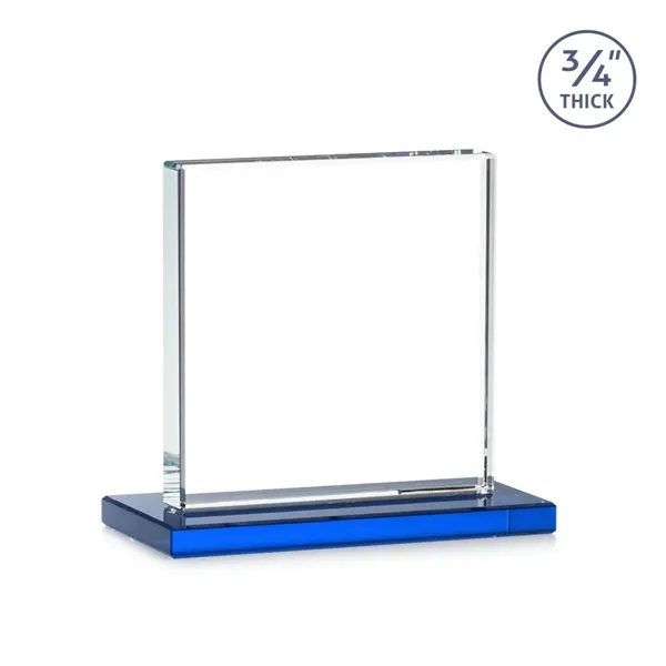 A solid pane of thick 0.75” Starfire Crystal is mounted on... from ASI 84592 St Regis Group / St Regis