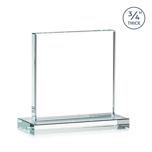 A solid pane of thick 0.75” Starfire Crystal is mounted on... from ASI 84592 St Regis Group / St Regis