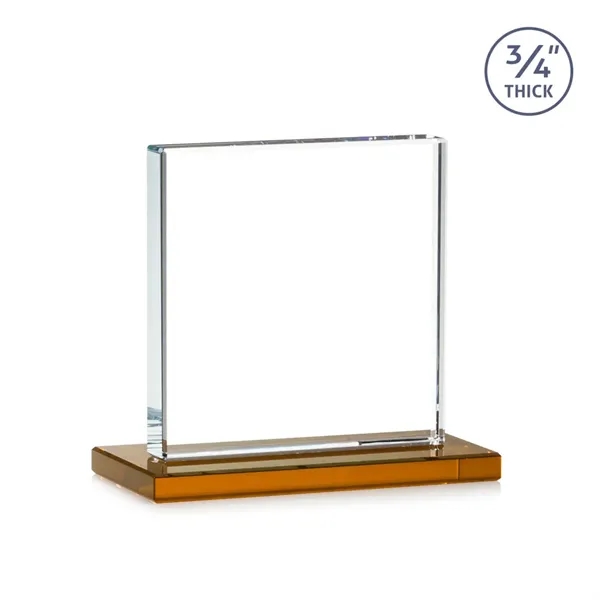 A solid pane of thick 0.75” Starfire Crystal is mounted on... from ASI 84592 St Regis Group / St Regis