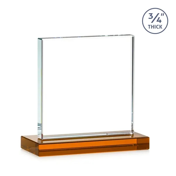 A solid pane of thick 0.75” Starfire Crystal is mounted on... from ASI 84592 St Regis Group / St Regis