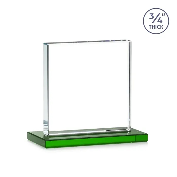 A solid pane of thick 0.75” Starfire Crystal is mounted on... from ASI 84592 St Regis Group / St Regis