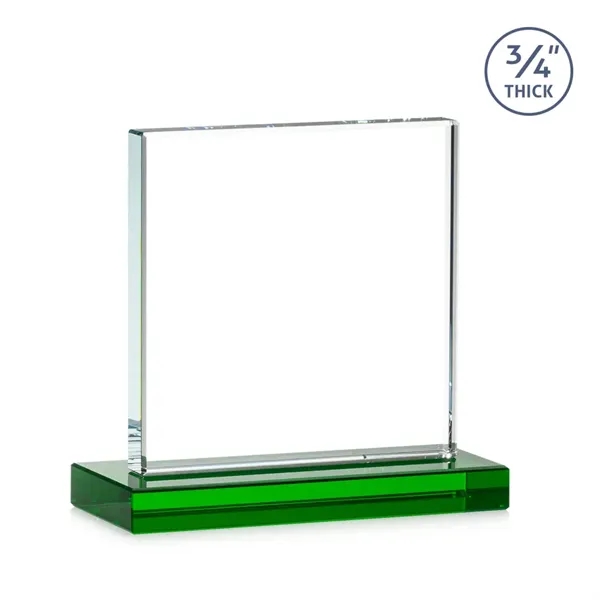 A solid pane of thick 0.75” Starfire Crystal is mounted on... from ASI 84592 St Regis Group / St Regis