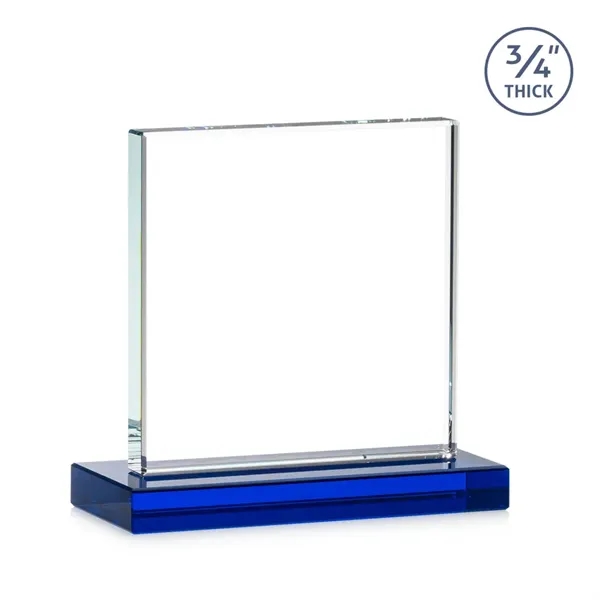 A solid pane of thick 0.75” Starfire Crystal is mounted on... from ASI 84592 St Regis Group / St Regis