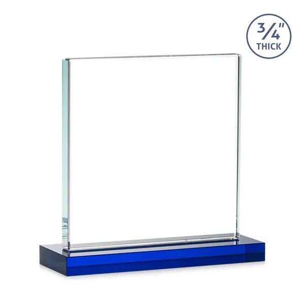 A solid pane of thick 0.75” Starfire Crystal is mounted on... from ASI 84592 St Regis Group / St Regis