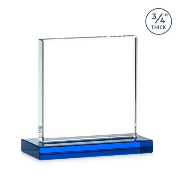 A solid pane of thick 0.75” Starfire Crystal is mounted on... from ASI 84592 St Regis Group / St Regis