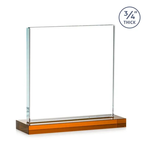 A solid pane of thick 0.75” Starfire Crystal is mounted on... from ASI 84592 St Regis Group / St Regis