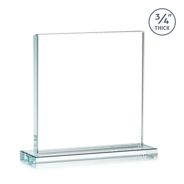 A solid pane of thick 0.75” Starfire Crystal is mounted on... from ASI 84592 St Regis Group / St Regis