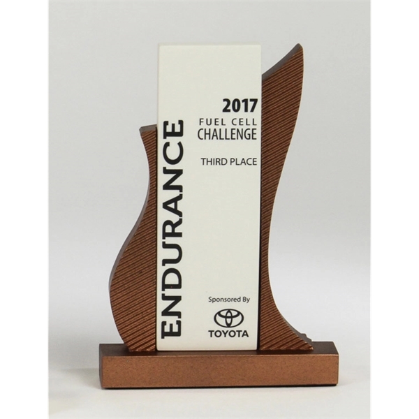 Small award 4.875" x 1.125" x 6.75". Contains recycled materials, made... from ASI 89860 StoneyCreek / StoneyCreek®