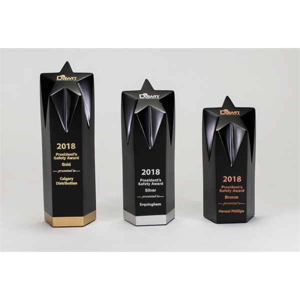 Star-shaped award on a base, 2.75" x 2.5" x 8". Contains... from ASI 89860 StoneyCreek / StoneyCreek®