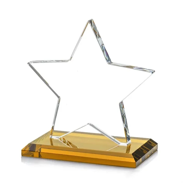 Sudbury VividPrint™ Star Award features a beautifully beveled 1/2" thick Starfire... from ASI 84592 St Regis Group / St Regis