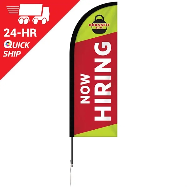 Quickship 6' Single Reverse Portable Half Drop Banner with Hardware Set.... from ASI 80228 Quinn
