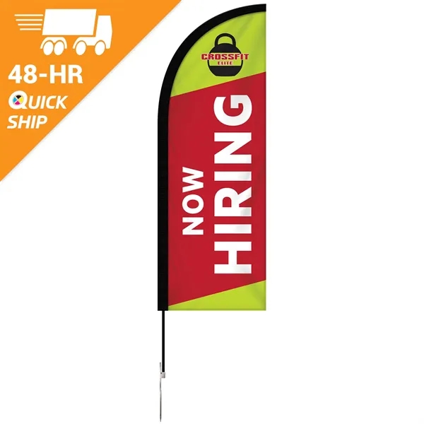 Quickship 6' Single Reverse Portable Half Drop Banner with Hardware Set.... from ASI 80228 Quinn