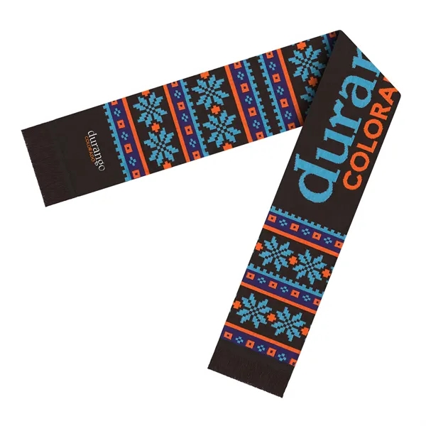 Custom 60" elite acrylic scarf with fringe.... from ASI 43792 Cap America Inc