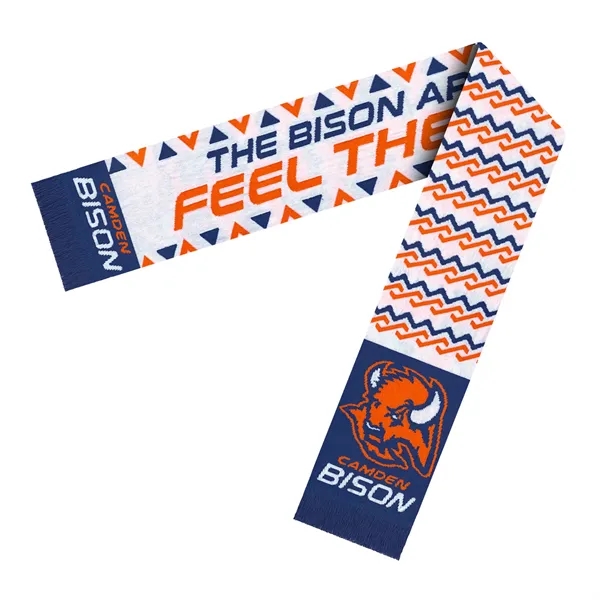 Custom 60" elite acrylic scarf with fringe.... from ASI 43792 Cap America Inc