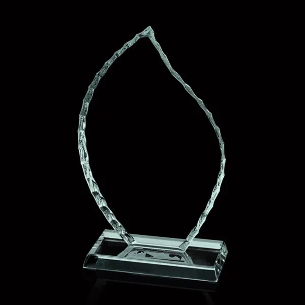 Iceberg Flame Award-  3/4"  Jade.... from ASI 84592 St Regis Group / Prestige Glass