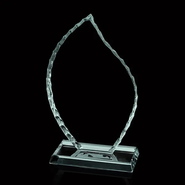 Iceberg Flame Award-  3/4"  Jade.... from ASI 84592 St Regis Group / Prestige Glass